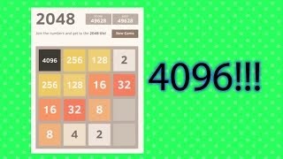 Beat 2048 Strategy Walkthrough 4096 [upl. by Mayhew]