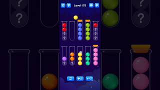 Ball Sort Level 175 Walkthrough Solution AndroidiOS [upl. by Edahsalof616]