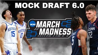 2024 NBA Mock Draft 40 Pre March Madness [upl. by Narbig455]