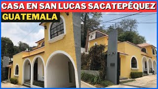 BONITA CASA EN VENTA EN SAN LUCAS SACATEPÉQUEZ GUATEMALA [upl. by Dannie]