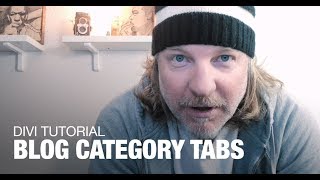 Divi Blog Category Tabs Tutorial [upl. by Hannon]