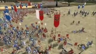 Rome Total War Online Battle 1885 Scipio Africanus vs Julius Caesar [upl. by Naed167]