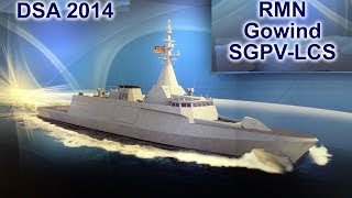 Malaysian Navy Gowind SGPV LCS program update at DSA 2014 with Boustead [upl. by Sorazal]