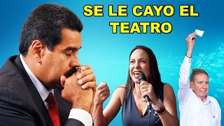 🔴 LLORA MADURO EN MIRAFLORES SE LE CAYO EL TEATRO CENTRO CARTER PRESENTA ACTAS ORIGINALES [upl. by Yuk]