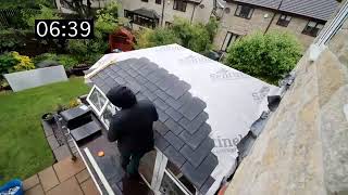 Compare Tiled Conservatory Roofs  Warmer roof site installation [upl. by Bremen]