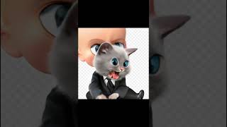 cartoon boss change into cat shortvideo ai tools [upl. by Artimed776]