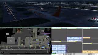 EGKKGND  Gatwick Ground  Vatsim UK ATC  0302  Towerview Part 2 [upl. by Amor]