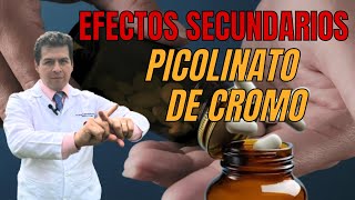 PICOLINATO DE CROMO EFECTOS SECUNDARIOS y CONTRAINDICACION [upl. by Lobel]