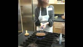 How to flip Crepes in Cooking School [upl. by Bette-Ann]