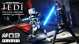 Star Wars Jedi Fallen Order  2 rész Végigjátszás 🔴 [upl. by Rehpotsrhc]