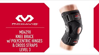 Push Sports Hinged Knee Brace designed for athletes  fitting instructions [upl. by Norek]