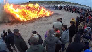 Dänemark im Juni 2017 Vejers Strand Sonnenwende der SanktHansAften [upl. by Thirzi]