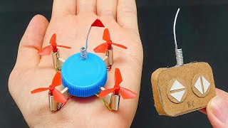 Jai Construit un DRONE Miniature à la maison IL FONCTIONNE 🚁🔥 [upl. by Bonni]