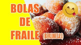 Receta de bolas de fraile berlinesas [upl. by Branca769]