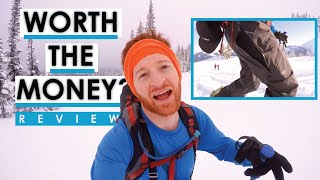 Arcteryx Review  Rush LT Bib Pants for Ski Touring or Snowboarding [upl. by Etnahc]