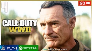 CALL OF DUTY WW2 Mision 4 Español Gameplay PS4  Campaña Parte 4 1080p 60fps [upl. by Suirtemed335]