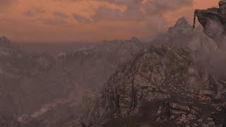 Dragontooth Crater panorama and ambient sounds Skyrim TES V [upl. by Odnomra97]