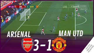 ARSENAL vs MANCHESTER UNITED 31 MATCH HIGHLIGHTS • Video Game Simulation amp Recreation [upl. by Eijneb453]