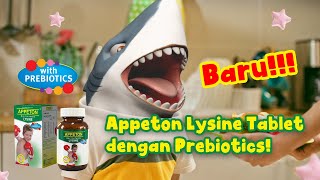 Appeton Multivitamin Lysine Tablet with Prebiotics  Rahasia Anak Makan Lahap [upl. by Pitchford]