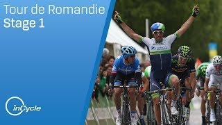 Tour de Romandie 2018  Stage 1 Highlights  inCycle [upl. by Dorelle130]