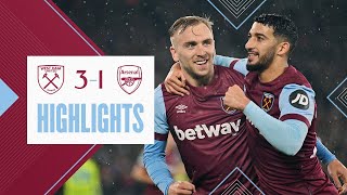 West Ham 31 Arsenal  Bowen amp Kudus On Target  Carabao Cup Highlights [upl. by Irami]