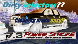 73 Powerstroke Injector cleaning the EASY way Part 2 [upl. by Darahs]