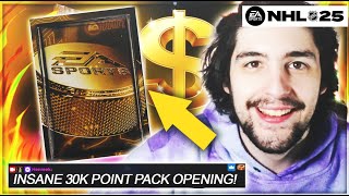 HOW DID THIS HAPPEN INSANE 30K POINT PACK OPENING IN NHL 25 HUT [upl. by Rana997]