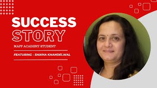 Success Story with Mapp Academy  Financial Independence I Women Business Ideas [upl. by Dede]