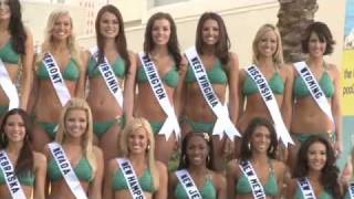 Miss USA 2009 Swimsuit Photo Shoot [upl. by Inot]