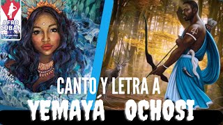 YEMAYA Y OCHOSI CANTO Y LETRA OMOLODE 🌊💦🫧💧 [upl. by Lunette]