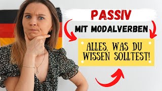 Passiv mit Modalverben  Deutsch lernen b2 c1 [upl. by Ahsinaj]