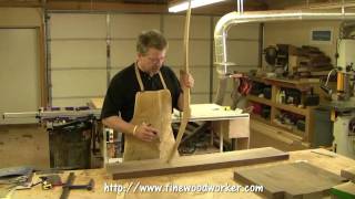 Building a Simple Rocking Chair  making the rear legs [upl. by Ursal198]