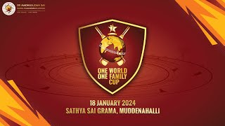 Inaugural Ceremony of One World One Family Cup  Sai Krishnan Stadium Muddenahalli 18 January 2024 [upl. by Gibb]