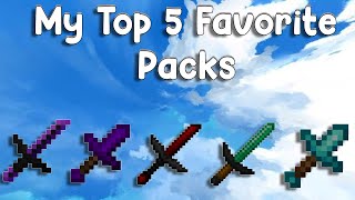 My Top 5 Favorite Texture Packs  FPS Boost 189 [upl. by Suolevram]