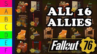 Allies Tier List amp Overview  Fallout 76 [upl. by Delgado661]