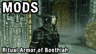 Skyrim Mod  Ritual Armour of Boethiah  Armour [upl. by Calderon]