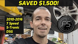 Audi S4 DSG DL501 service oil change  more for 115K mile service [upl. by Casady]