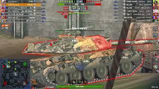 Obj140FV215bHoRi Type III World Of Tanks Blitz Replay [upl. by Norita]