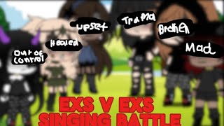 EXS v EXS Singing battle PART 2 gacha trending fyp trending [upl. by Idihsar768]