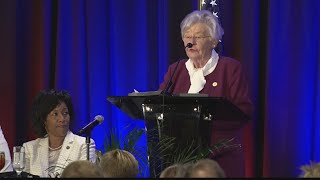 Alabama Governor Kay Ivey holds first press conference [upl. by Idur119]