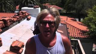 How to Install Spanish Tile Roof Set Caulk lines Palos Verdes Roofing Contractors [upl. by Peoples145]