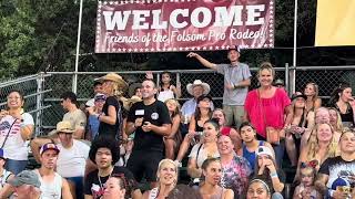 Heat can’t scorch spirit of Folsom Pro Rodeo Fans opening night [upl. by Rafferty424]