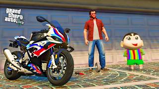 Michael amp Shinchan Buy BMW M1000RR BIKE in Gta 5  Gta V Gameplay 5 [upl. by Politi]