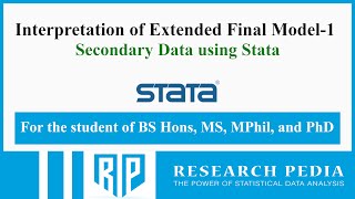 Interpretation of extended final model 1 [upl. by Bolen]