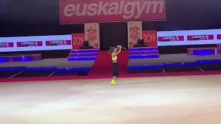 Dina Averina  Clubs show routine EUSKALGYM gala 2019 [upl. by Amargo480]