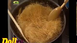 Kunafa Arabian Sweet Dish Siddika Kabirs Bangla Recipe [upl. by Molini]