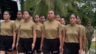 72 mujeres ingresar a prestar el servicio Militar en la Armada de Colombia [upl. by Aldus]