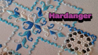 Hand embroidery techniques tutorial  Hardanger tutorial for beginners step by step [upl. by Myrtia]