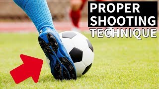 How To Shoot A Soccer Ball With Power And Accuracy From Far [upl. by Emixam143]