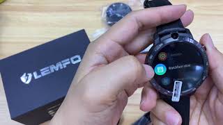 Lemfo Lem12 Pro smart watch with power bank version from Azhuoshort [upl. by Einej]